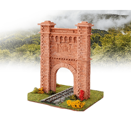 Kit de construcción de cerámica Puerta Túnel de Somport (Huesca)