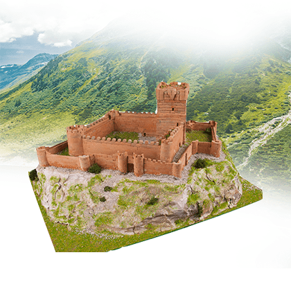 Kit de construcción de cerámica Castillo de la Atalaya (Villena - Alicante)