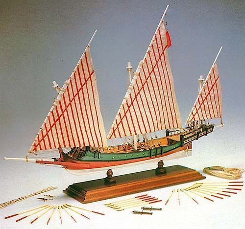 Kit de barco Galleote griego 1:65