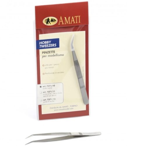 Pinzas con puntas curvas Amati 7371/10