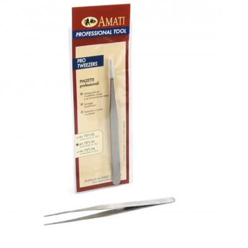 Pinzas profesionales punta recta Amati 7371/33