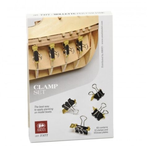 Juego de 12 abrazaderas Amati 7377