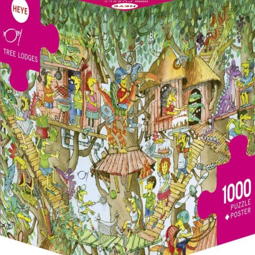 Puzle de 1000 piezas: Tree Lodges