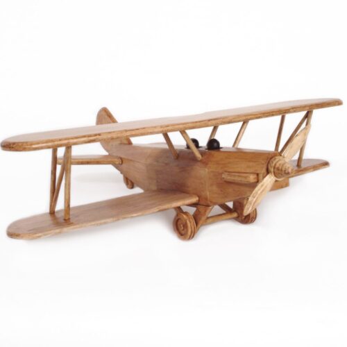 Kit de construcción de madera Avión Biplano