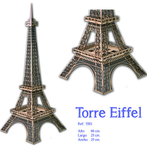 Kit de construcción de madera Torre Eiffel