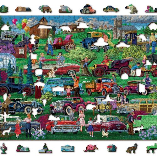 Puzle de 1000 piezas: Coches antiguos