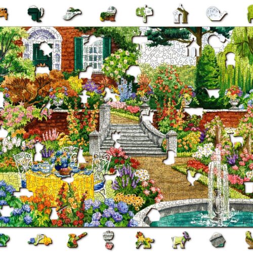 Puzle de 1000 piezas: Jardín a las cinco