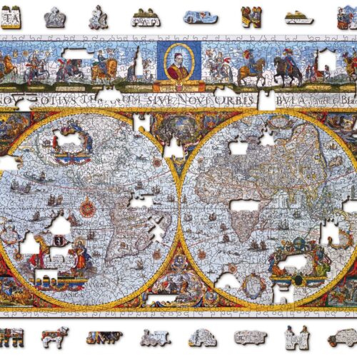 Puzle de 1000 piezas: Mapa antiguo nova Terrarum