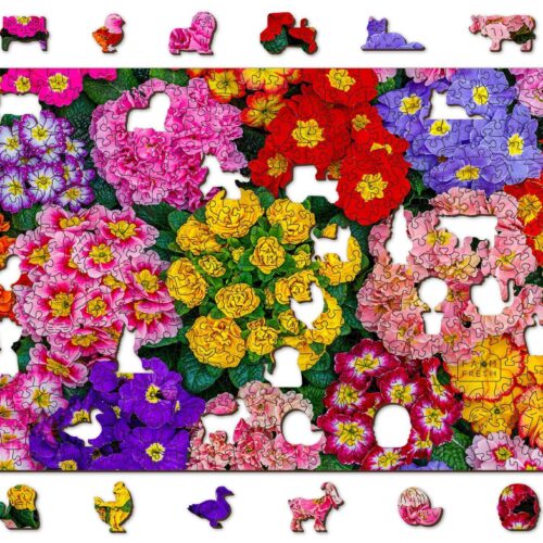 Puzle de 500 piezas: Flores floreciendo