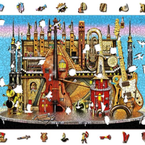 Puzle de 1000 piezas: Castillo de la música