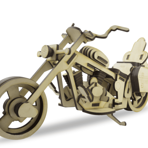 Kit de construcción de madera Moto Custon (Mediana de tilo)