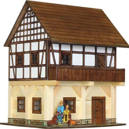 Kit de construcción de madera Casa con granero