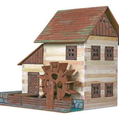 Kit de construcción de madera Molino de agua