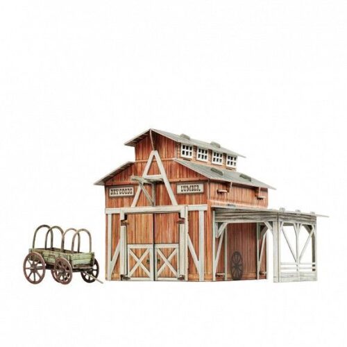 Kit de construcción de cartón Bodega