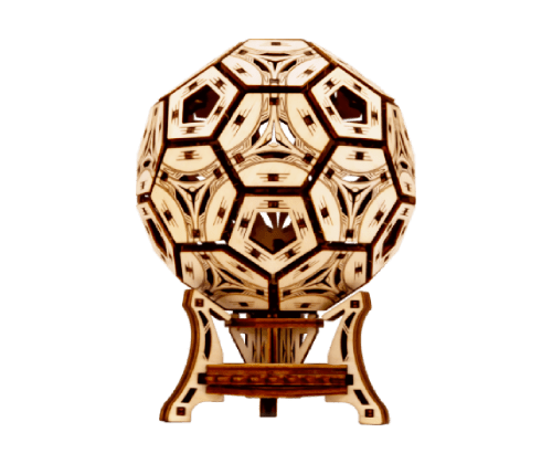 Kit de construcción de madera Organizador copa de futbol