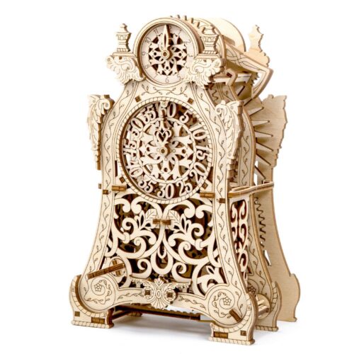 Kit de construcción de madera Reloj mágico