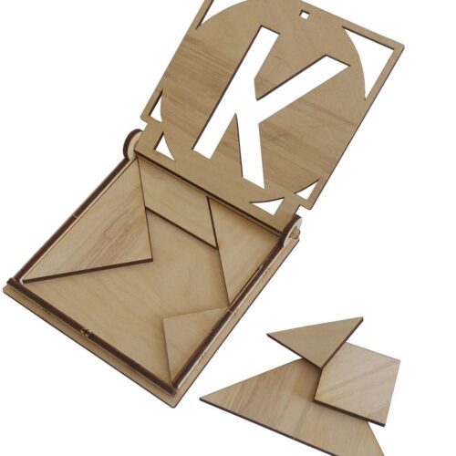 Kit de construcción de madera Tangram