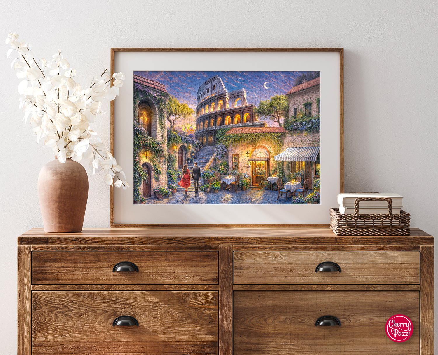 Mockup,Frame,In,Farmhouse,Living,Room,Interior,,3d,Render