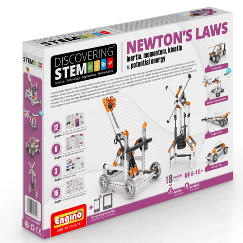 Stem Newton`s laws: Inercia, momento, cinética y energía potencial