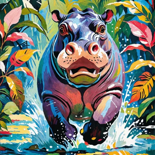 Hipopòtamo Feliz (500pz)