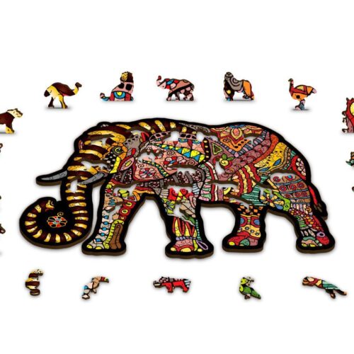 Puzle de 500 piezas: Elefante mágico