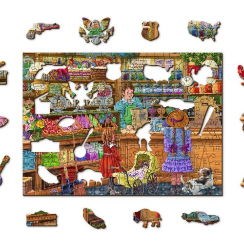 Puzle de 500 piezas: Aventuras de caramelos