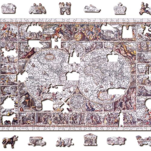 Puzle de 500 piezas: Mapa era exploración