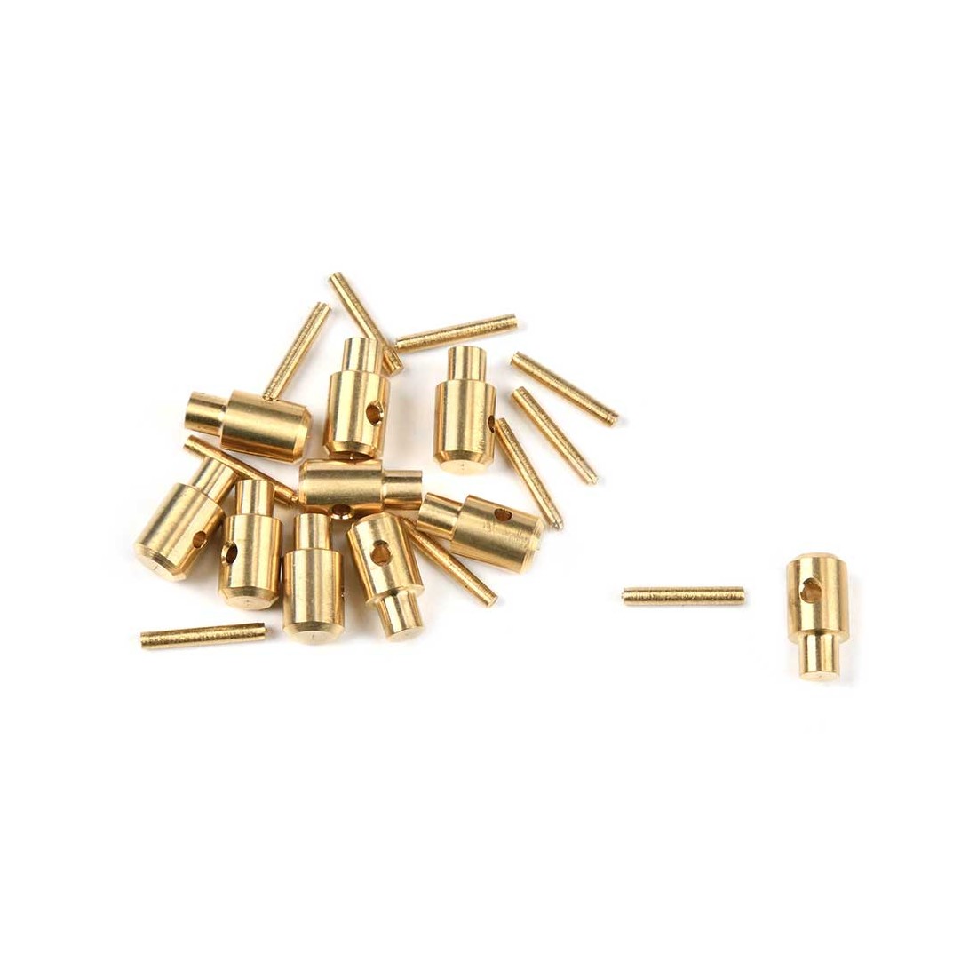 Cornamusa simple en cruz de latón 4mm Amati 4911 Unidad