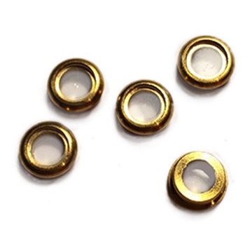 Ojo de Buey de Latón con cristal 7mm Amati 4940/07 (unidad)