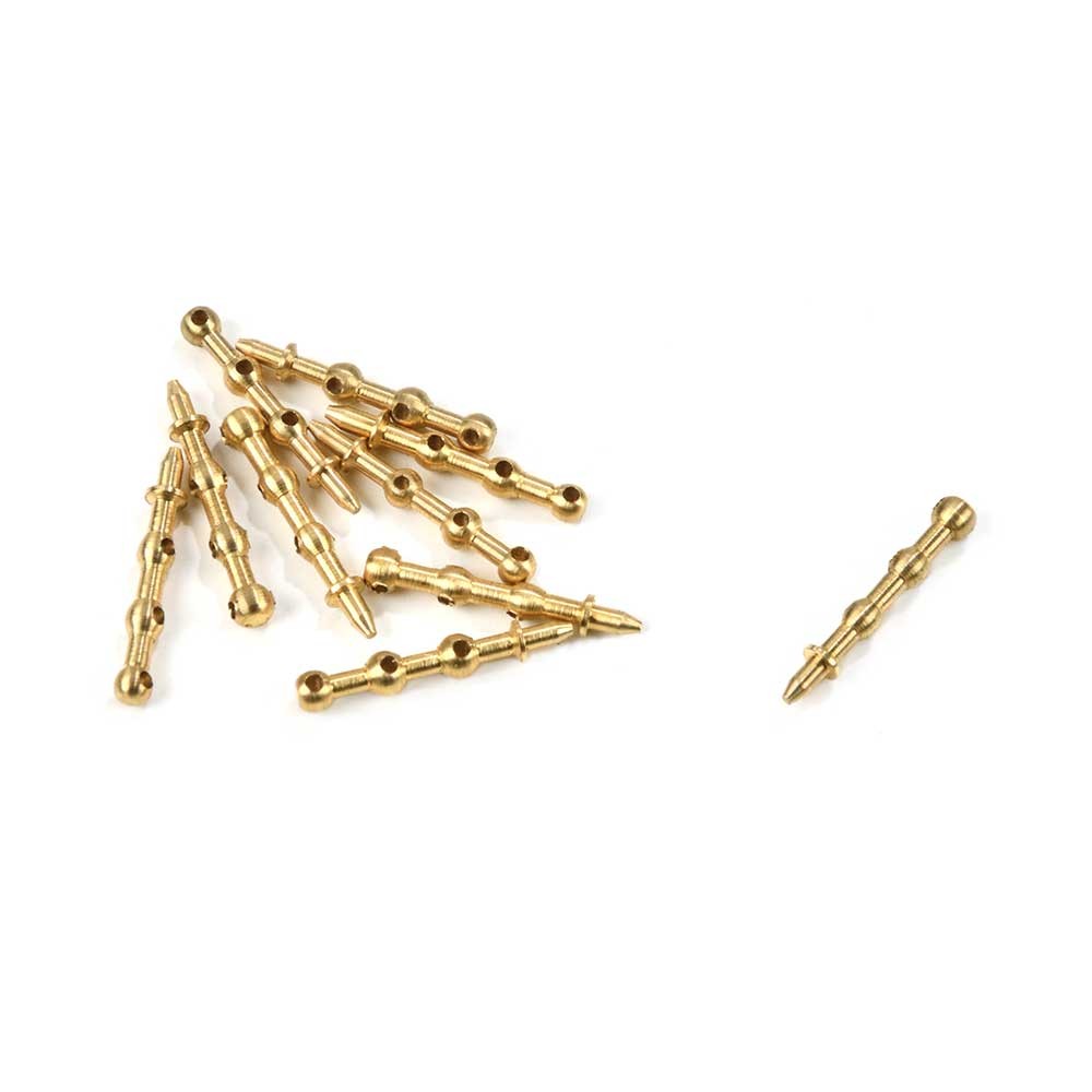 Candelero de latón 8mm 3 taladros Amati 4951 (10 unidades)