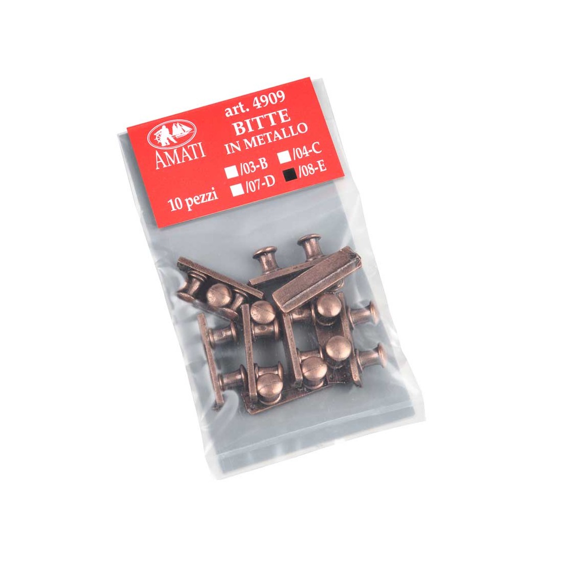 Bita doble metal con base 8mm Amati 4909/08 unidad