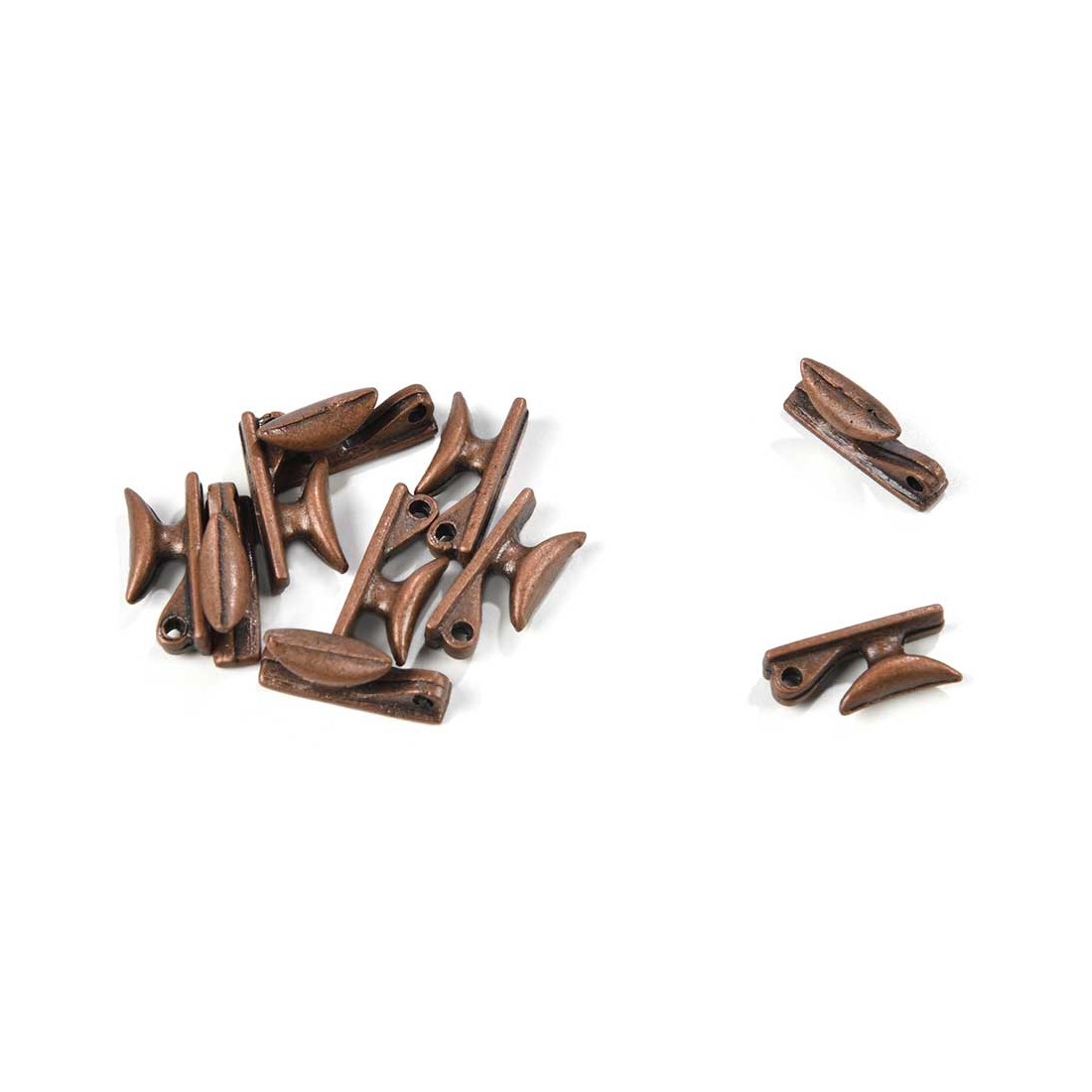 Cornamusa con agujero 10mm Amati 4936