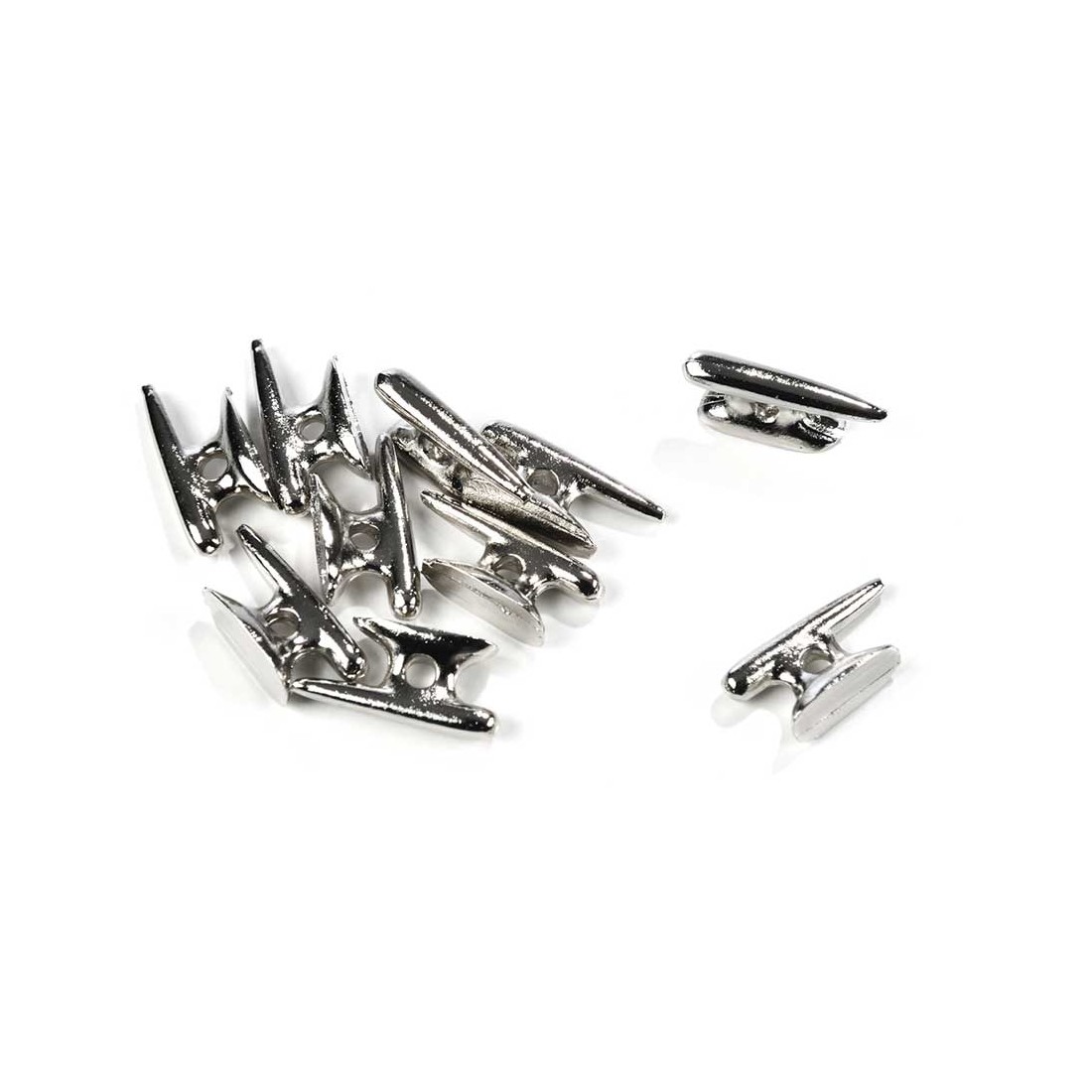 Cornamusa cromada con agujero 5mm Amati 4937/15 (unidad)
