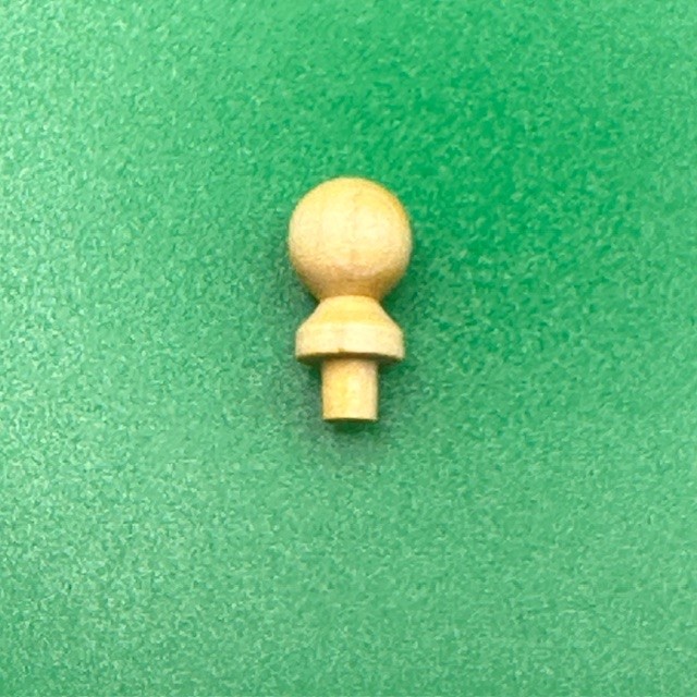 Pomo de madera de boj 12mm Amati 6000/04 (5 unidades)