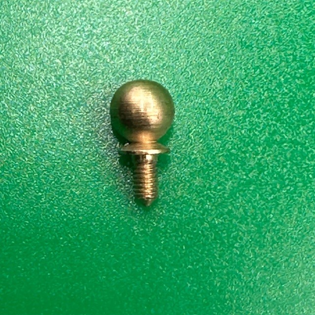 Pomo metálico 6mm Amati 6085/01 (3 unidades)