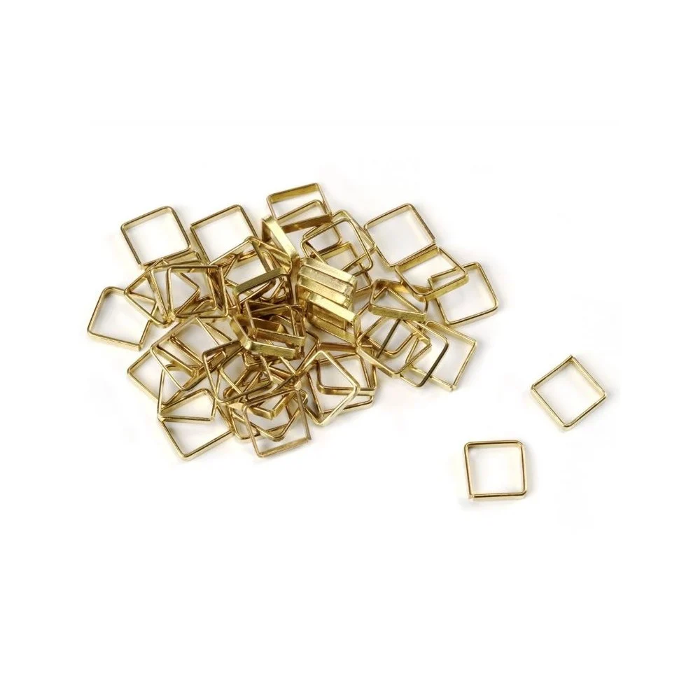 Anillos cuadrados de latón 7 mm. Amati 4004/70 (50 unidades)