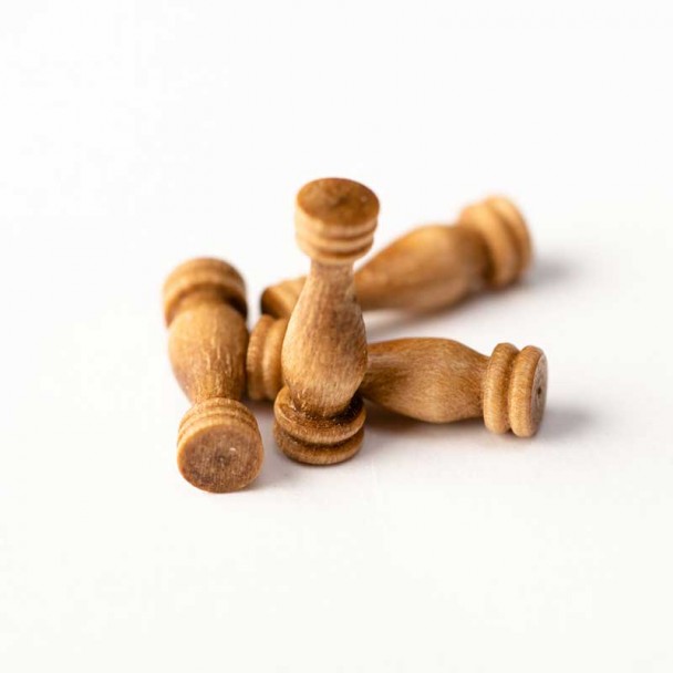 Columnas madera nogal 11 mm. Amati 403511 (Unidad)