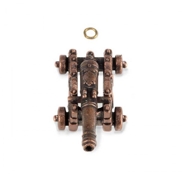 Cañón de Metal con Cureña de metal 20mm Amati 4160/20 unidad