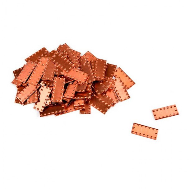 Placas de cobre 8x12mm Amati 4392/01 (100 unidades)