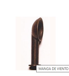 Mangas de viento en metal 50mm Amati 4816/50