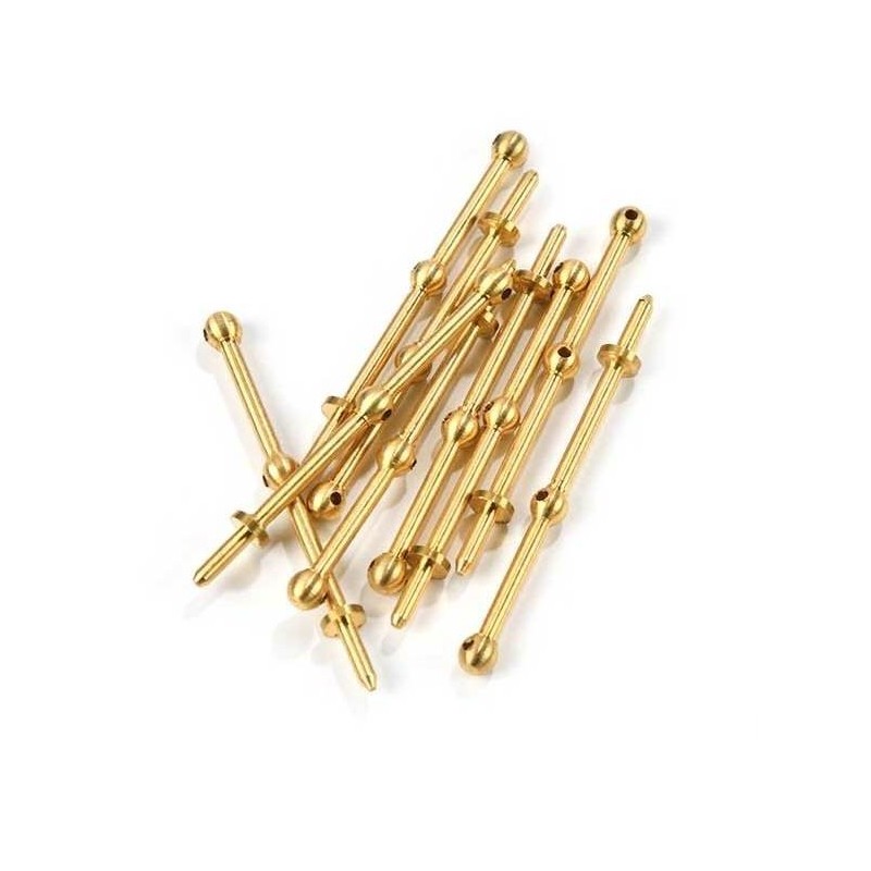 Candelero de latón 20mm 2 taladros Amati 495020 (unidad)