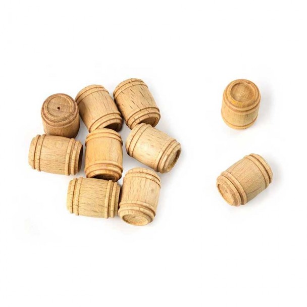 Barril de madera boj 25mm Amati 4120/25 Unidad.