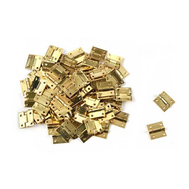 Bisagra de Latón 10mm x 10mm Amati 6040/00 (4 unidades)