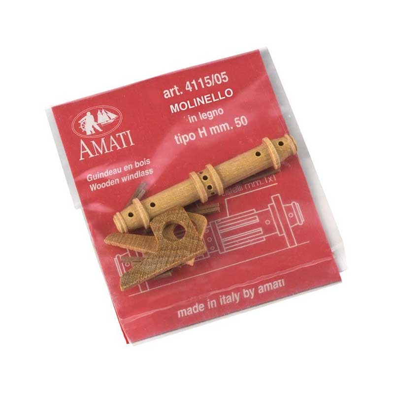 Cabrestante horizontal 55mm Amati 411505 Unidad.