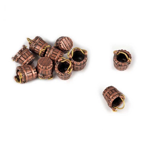 Cubo de Metal 10mm con asa Amati 4144/10 (2 unidades)